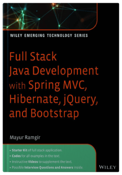Full Stack Java Development with Spring MVC book cover